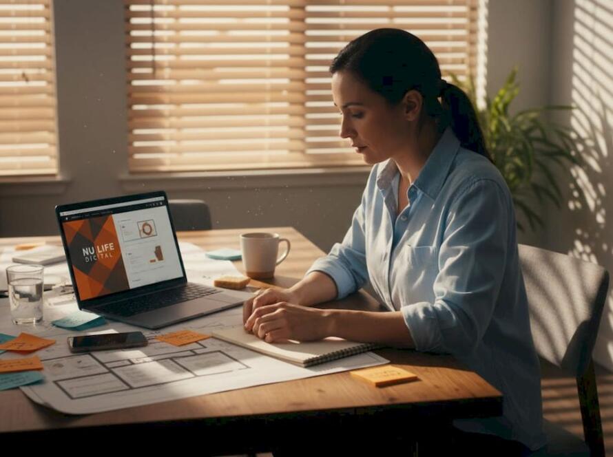 Home office website redesign planning